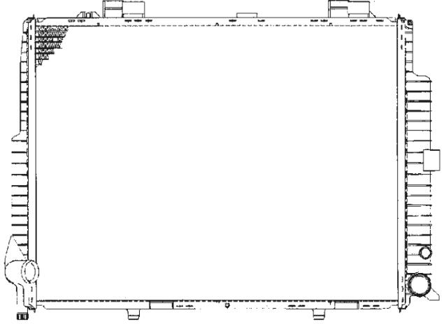 Mercedes Radiator 2105004703 - Behr Premium 376712401